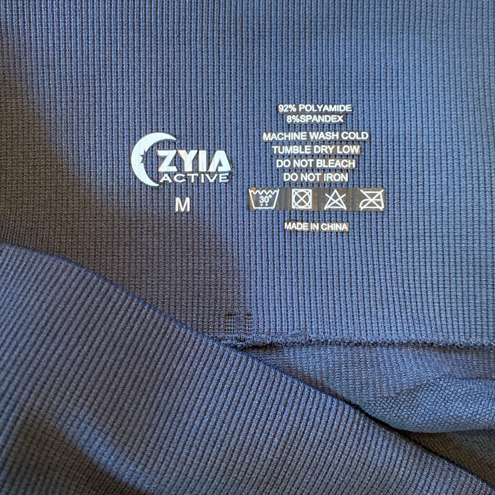 Zyia Perforated Performance Seamless Leggings - M - image 8